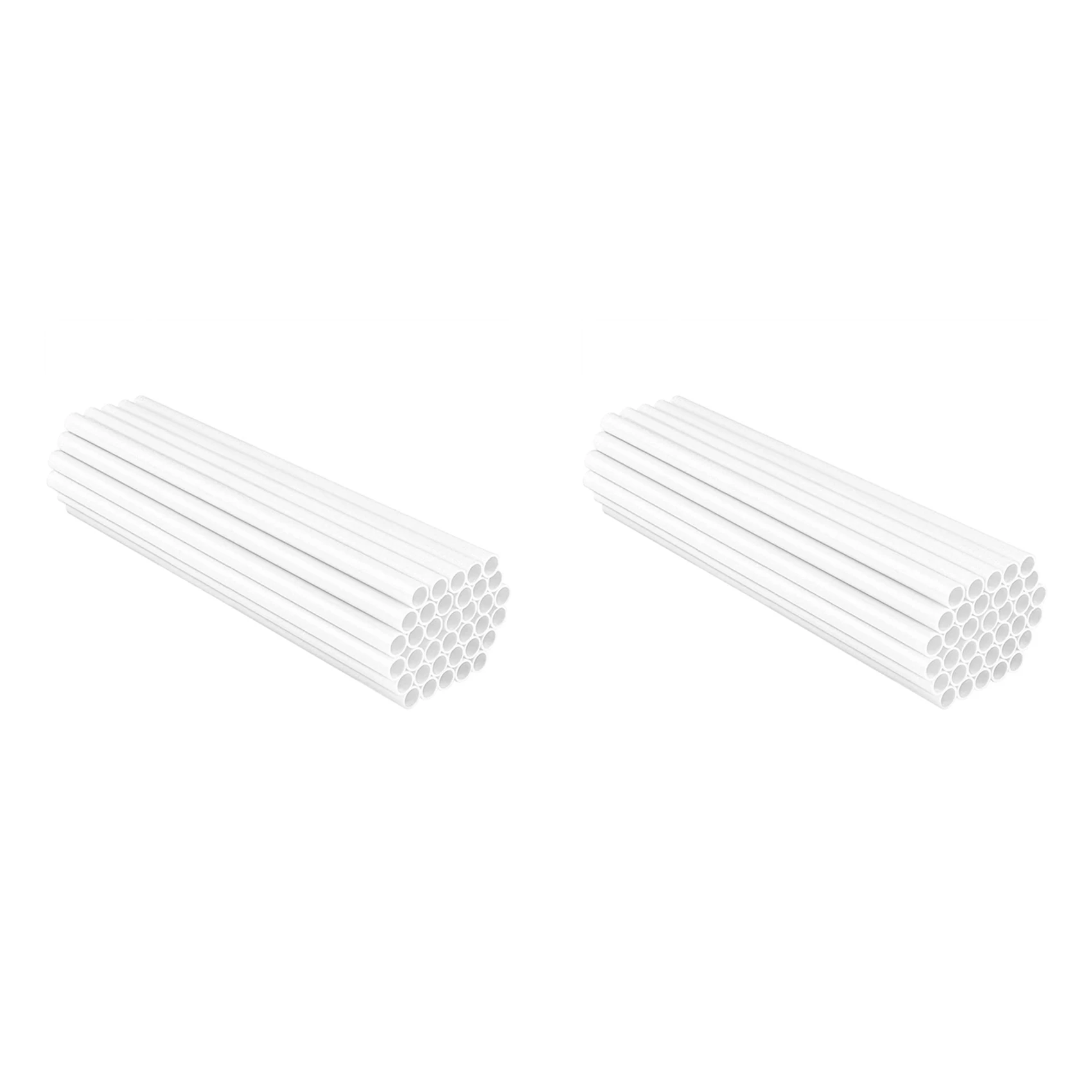 

AWAH 100 Pieces Plastic White Cake Dowel Rods For Tiered Cake Construction And Stacking (0.4 Inch Diameter 12 Inch Length)