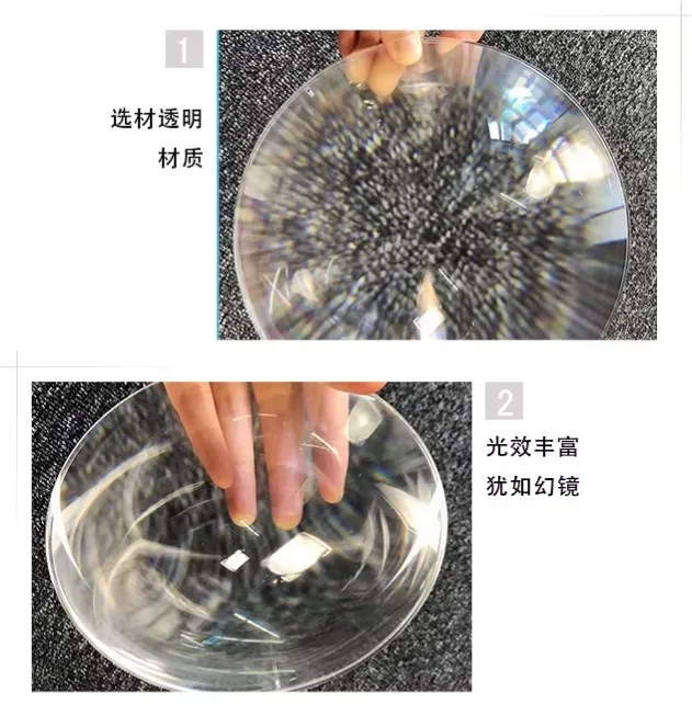 Transparent mirror acrylic round film mirror sequin wedding stage ceiling decoration shopping mall window wedding pendant