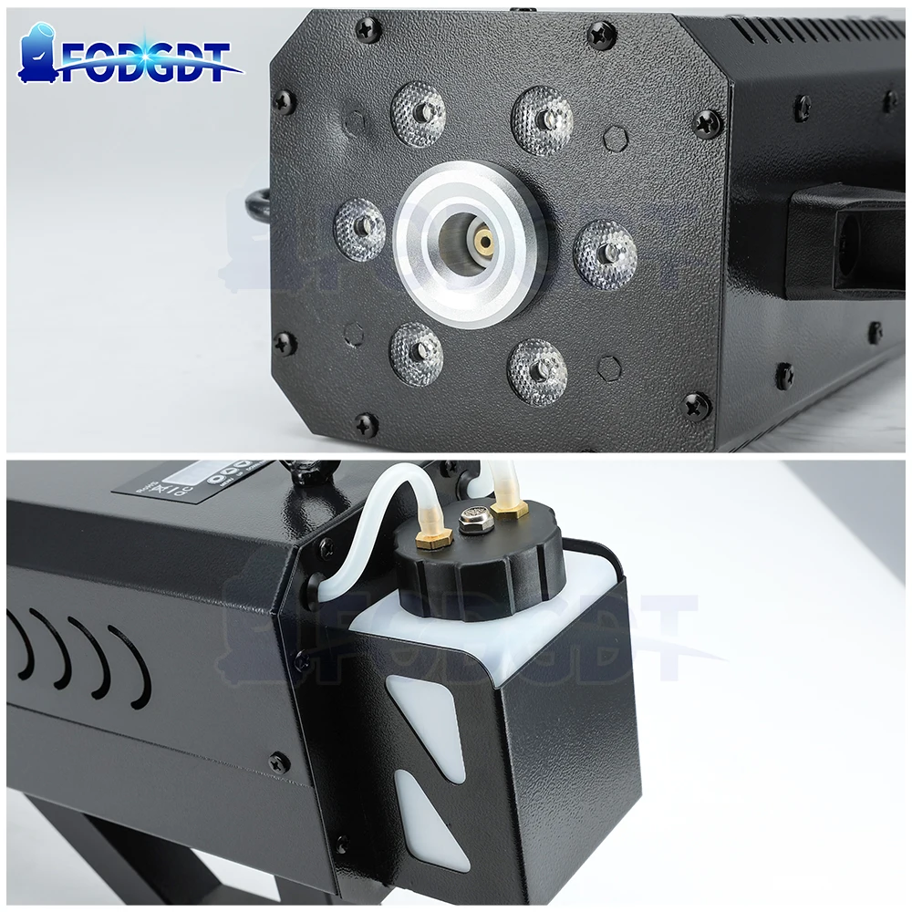 Nieuwkomers 1500W Handheld Rookpistool LED RGBW Podium Speciaal Effect Apparatuur Rookspuit voor DJ Disco Party Bar