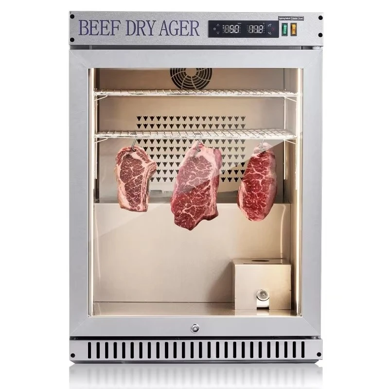 

Aged Beef Ager Machine Meat Curing Cabinet Dry Aging Refrigerator with Ventilated Cooling Digital Control for Steak Fermenting