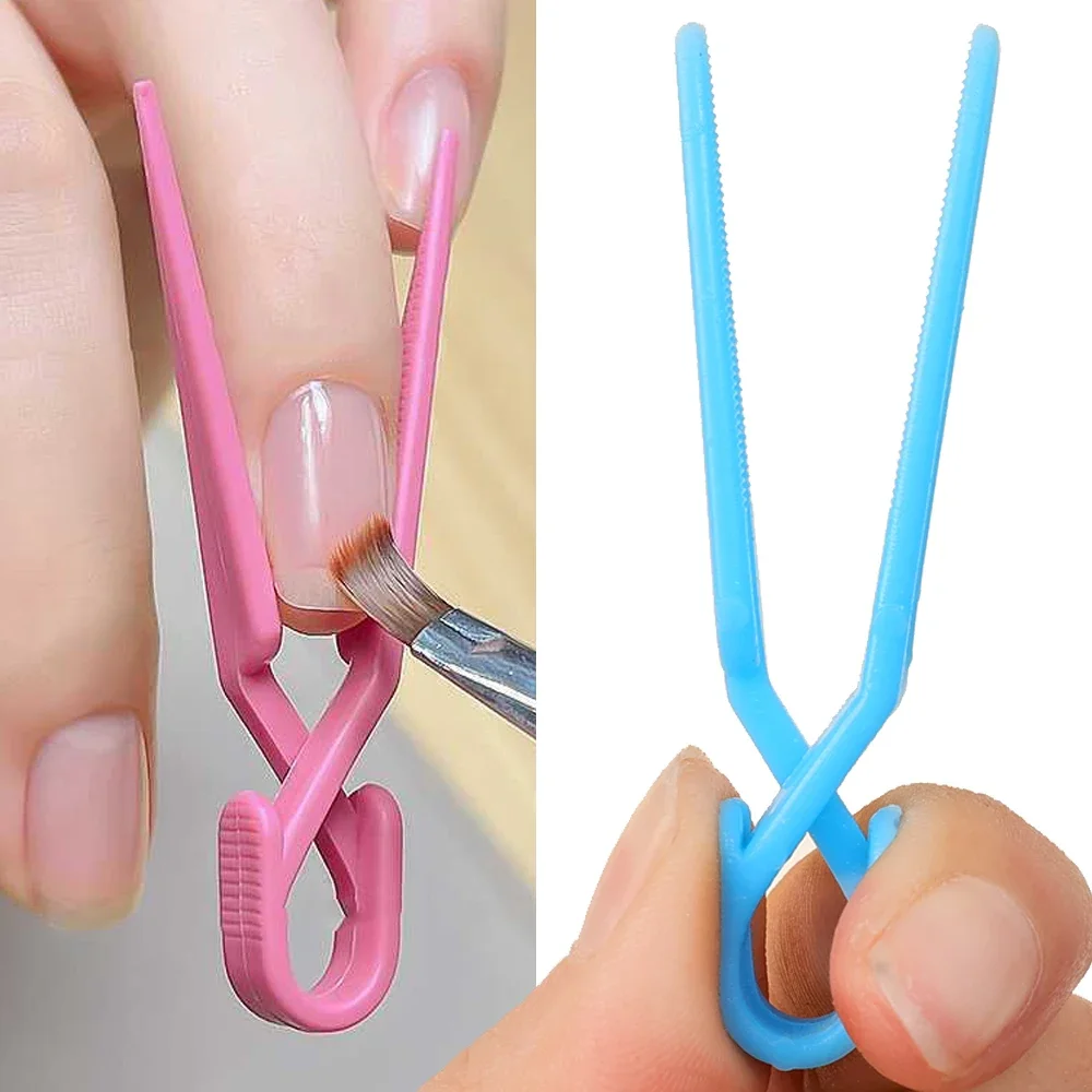 50PCS Nail Shaping Clips Reusable Anti Overflow Auxiliary Shaping Clip French Apply Uv Gel Protect Finger Nails Art Forms Tool