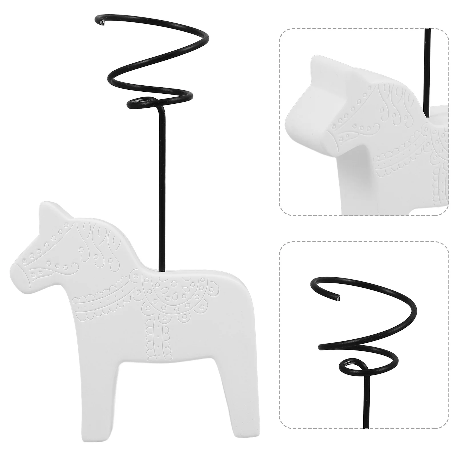 

Tabletop Plant Stand Air Plant Holder Cement Flower Pot Rack for Tillandsia Artificial Plants Decorative Display Shelf Home