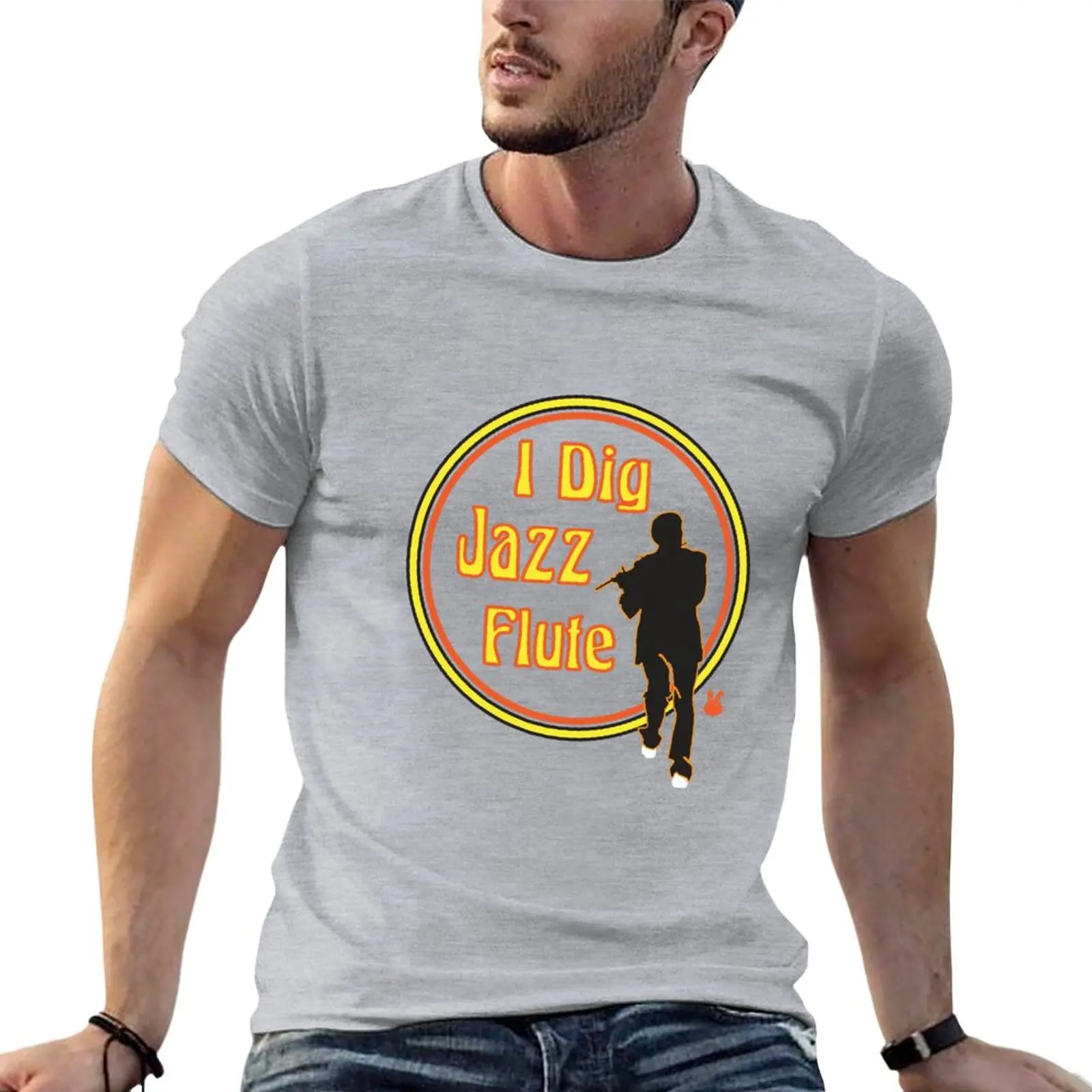 Jazz Flute T-Shirt funny t shirt korean fashion mens t shirts casual stylish