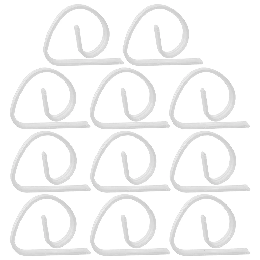 

25 Pcs Table Skirt Clips Transparent ABS Material for Home Restaurant Weddings Parties Picnics Buffets Dinners Outdoor Clamps