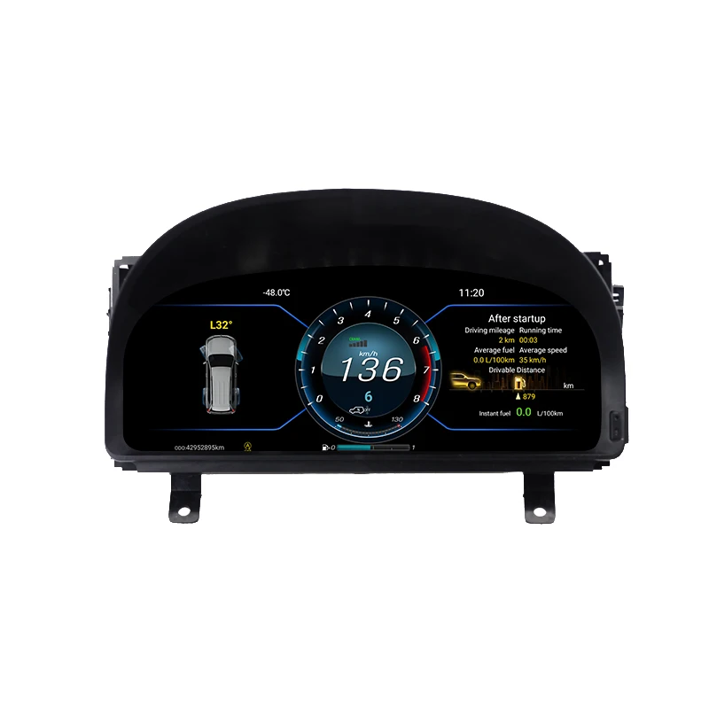 For LCD Dashboard Digital Cluster Car Auto Meter Speedometer For Toyota Vellfire Alphard 20 Series 30 Series 2008-2018 Instrumen
