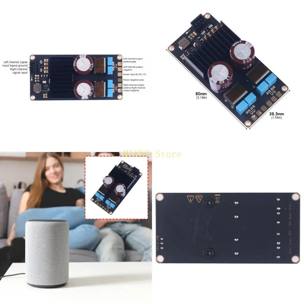 TPA3221 60Wx2 Плата двухканального усилителя класса D Цифровой слуховой модуль для домашнего кинотеатра Автомобиль лучшая