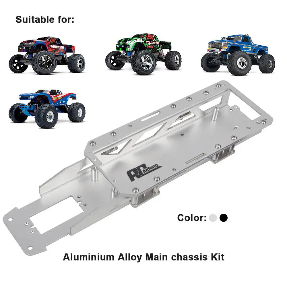 Aluminium Main Chassis Kit for Traxxas Craniac Monster 2WD Stampede Upgrade