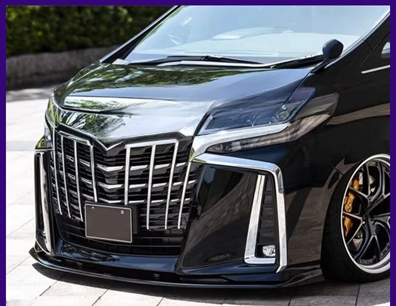 

For Toyota Elfa 30 Series Modified AIMGAIN Front Lip Front Shovel Carbon Fiber Small Surround
