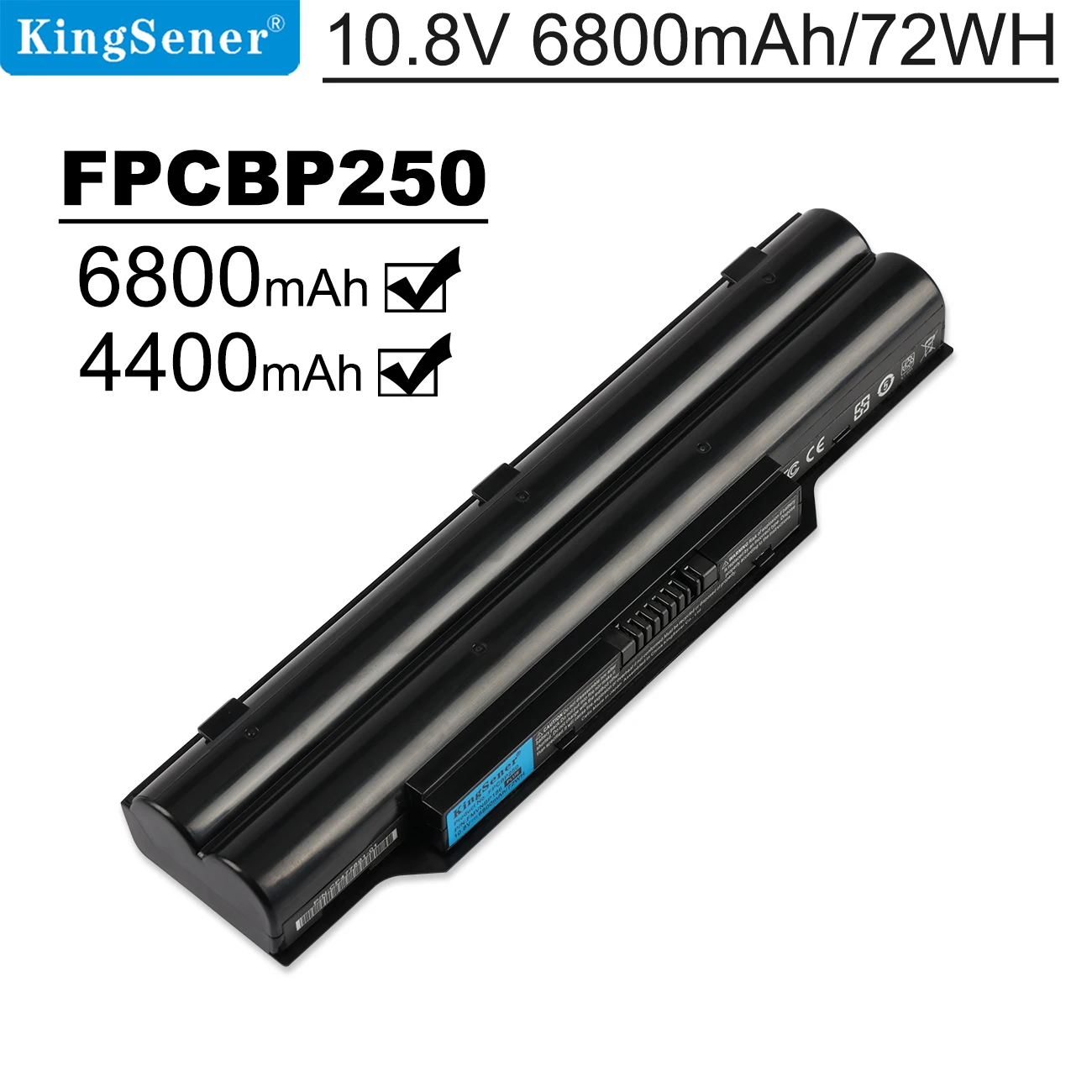 

KingSener FPCBP250 Battery For FUJITSU LifeBook A530 A531 PH521 AH530 AH531 LH701 LH520 LH522 FMVNBP186 FMVNBP189 CP477891-01