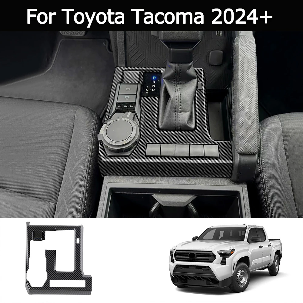 

Для Toyota Tacoma 2024, автомобильная рама шестерни, панель из углеродного волокна, внутренняя модификация Tacoma 2024, внутренняя защитная крышка