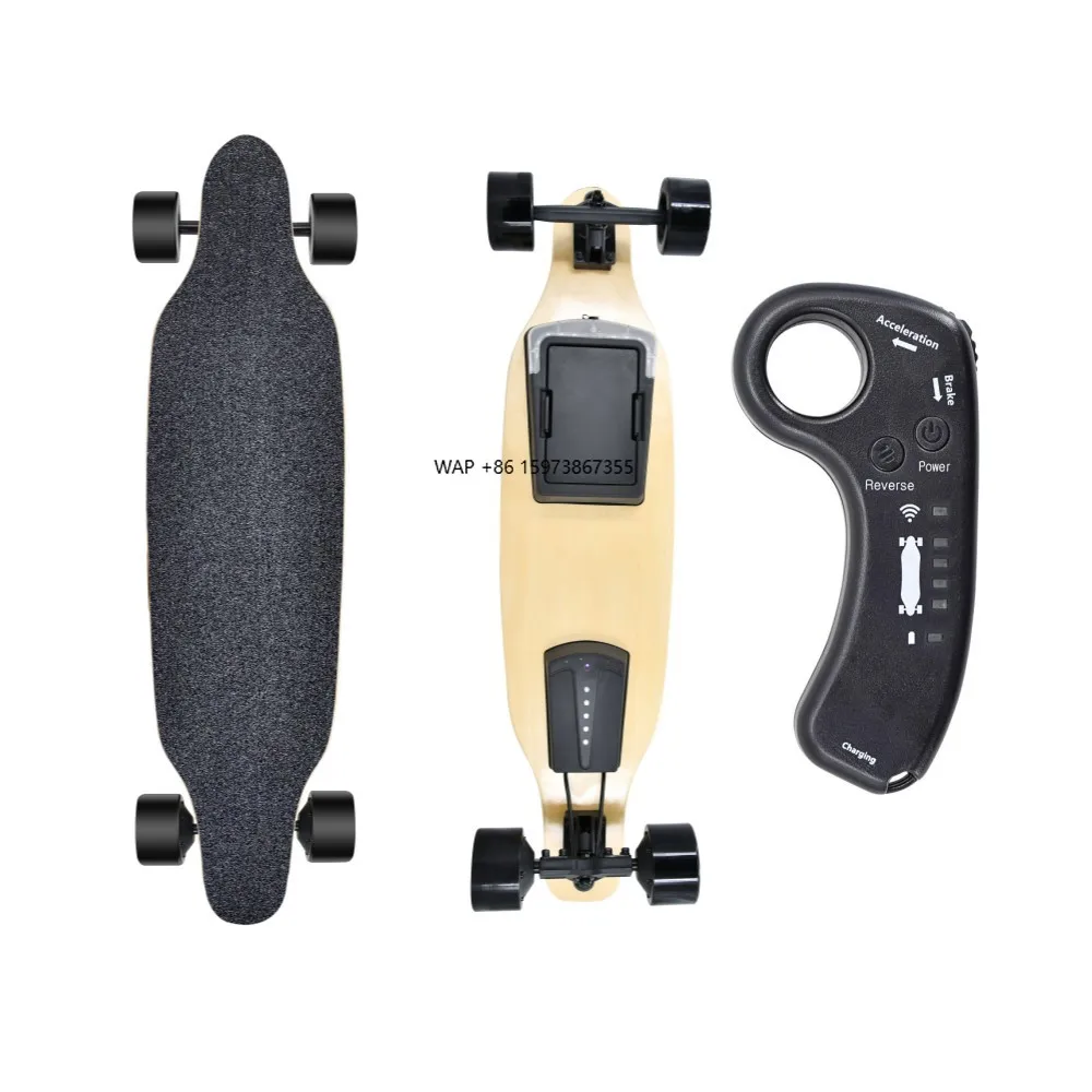 Electric Skateboard Electric Longboard with Wireless Remote Control Maple Electronic Skateboard Kit for Adults