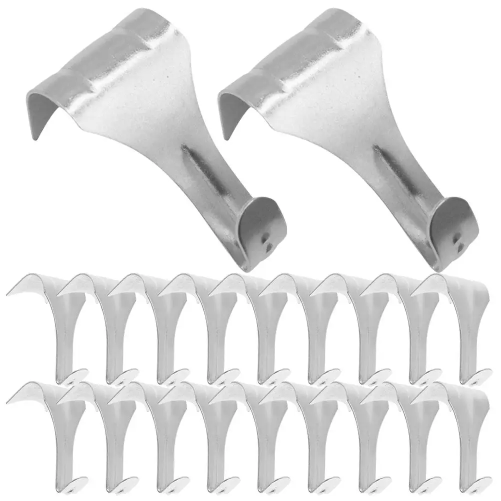 25Pcs S Shaped Picture Rail Hooks Heavy Duty Metal Picture Molding Hooks for Home Office Wall Hanging Frames Rail Hanger
