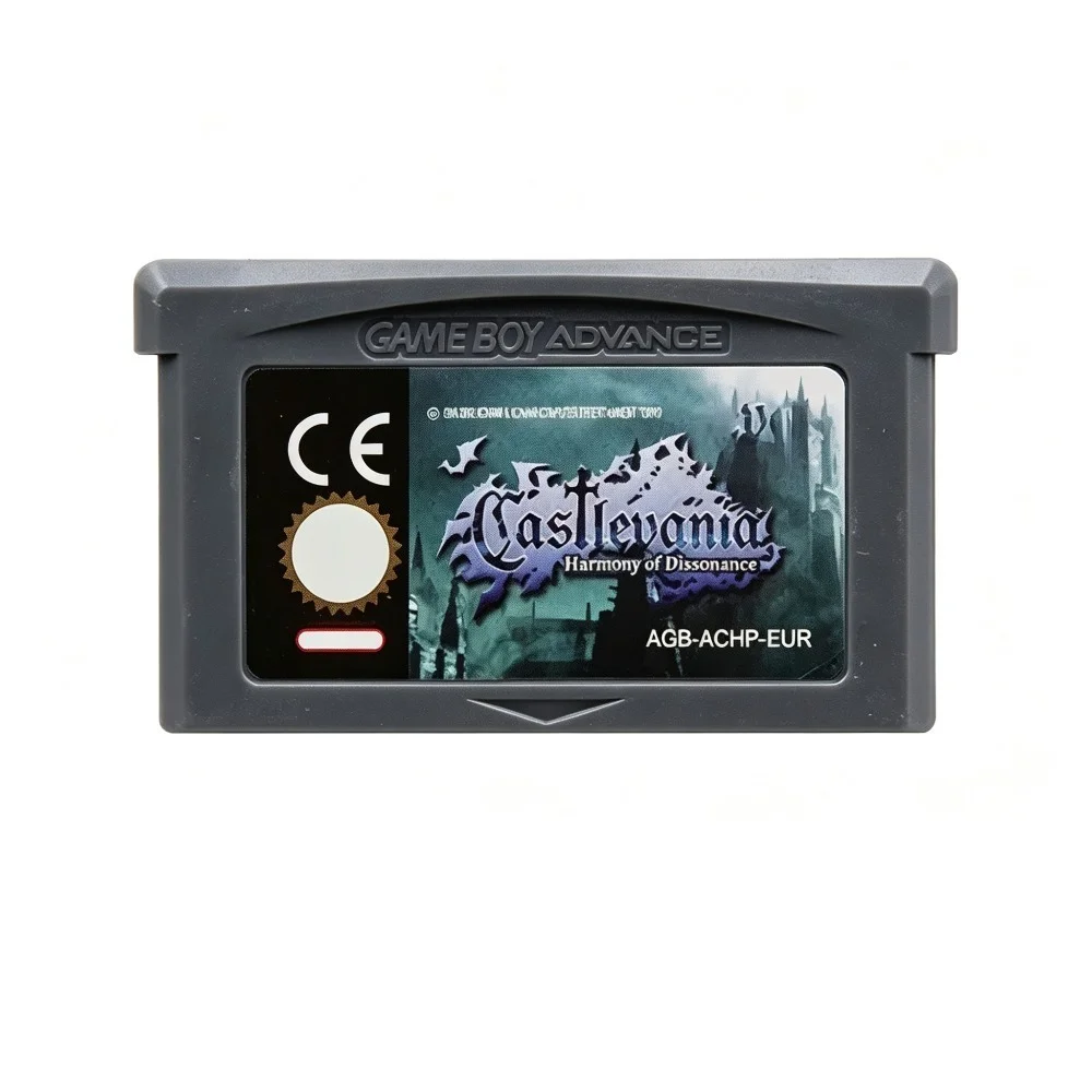 Castlevania Series GBA Game Card Circle Of The Moon Aria Of Sorrow Harmony Of Dissonance USA EUR Version Retro Game Cartridge Co