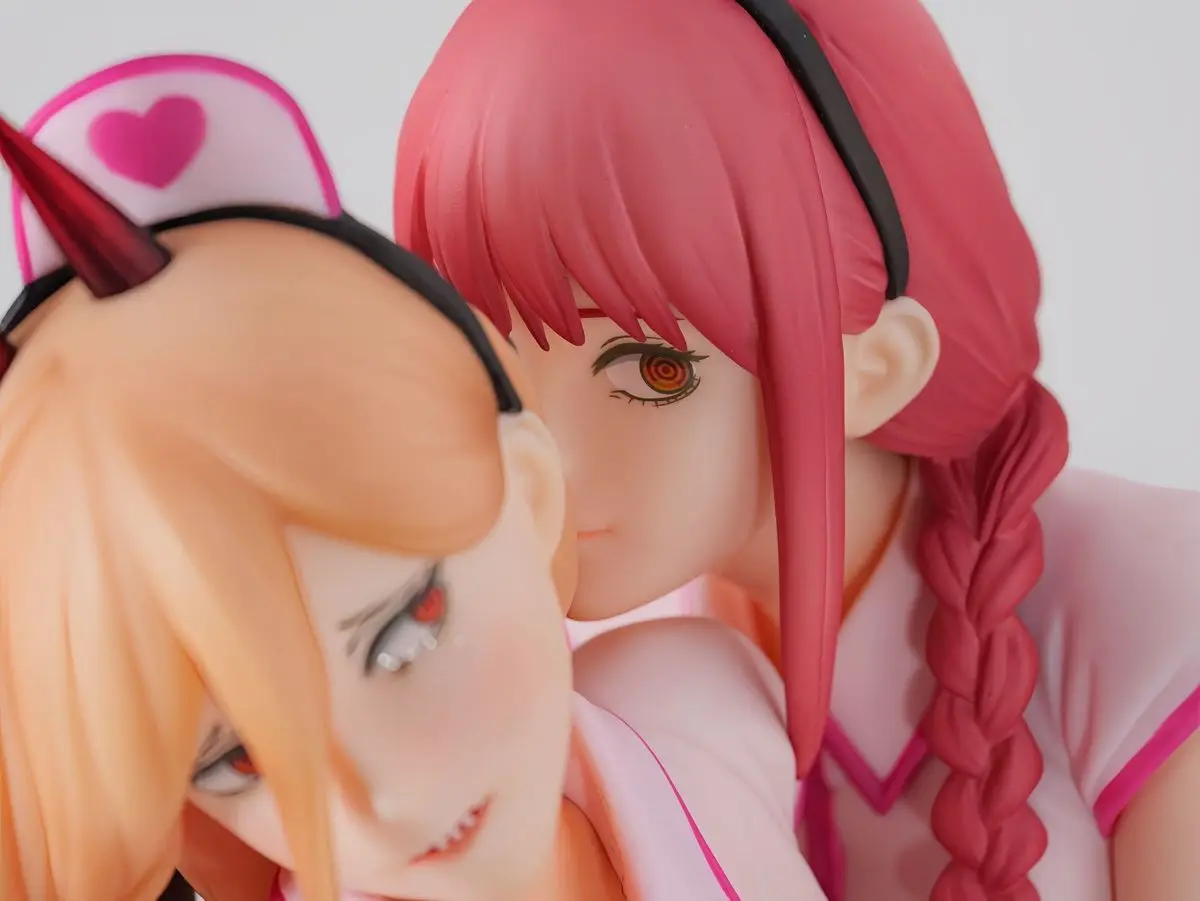 Nuevo Motosierra de 14cm, figuras de Anime Power ‌   Figuras Makima, colección de estatuas de PVC, modelo de decoración de escritorio, regalos de cumpleaños para niños, juguetes