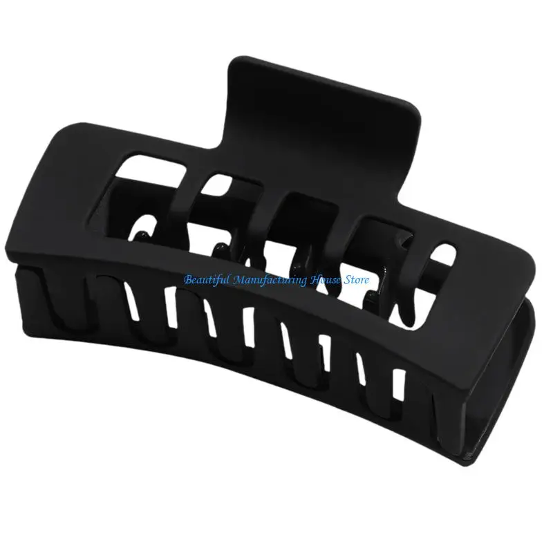 E56A Friendly Hair Clip Square Secure Grip Styling Tool Plastic Barrettes
