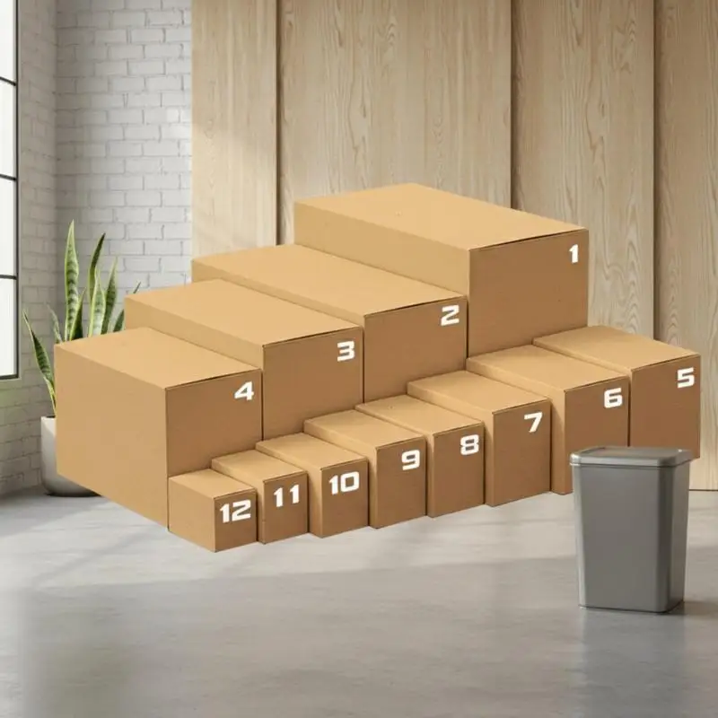 10 express packaging boxes, transportation cardboard, folding corrugated cardboard boxes, mailing business gift boxes