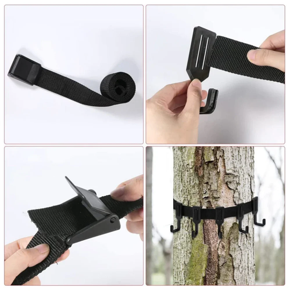 Hook Holder Strap Hunting Stand Straps Tree Treestand Treestands With Non-Slip Accessories Blind Blinds Gear Hang