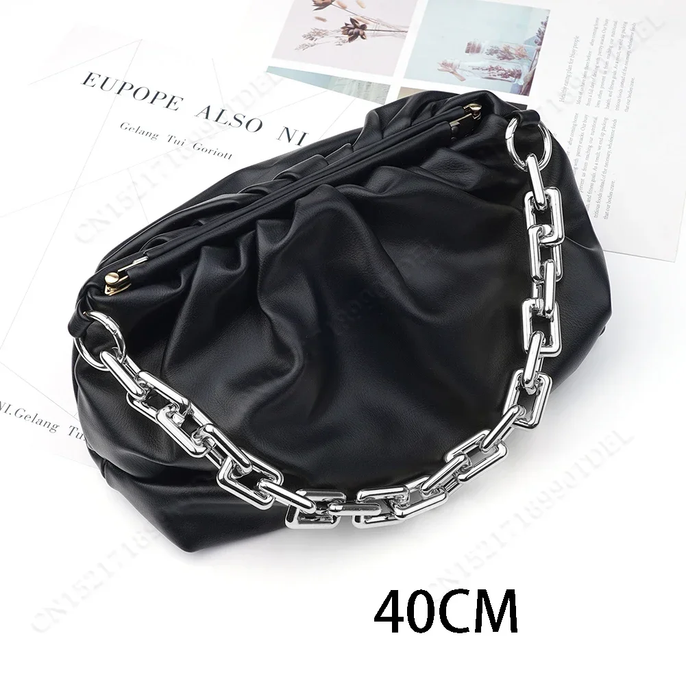 40/60cm Golden Acrylic Purse Chain Strap Handbag Handles Diy Purse Replacement Chain for Shoulder Bag Strap Bag Accessories