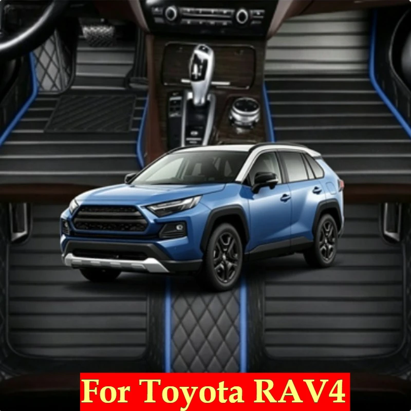 

Custom Car Floor Mats For Toyota RAV4 2005-2025-2026 Hybrid All Weather Auto Accessories Foot leather Carpets Fashion Rugs Pads