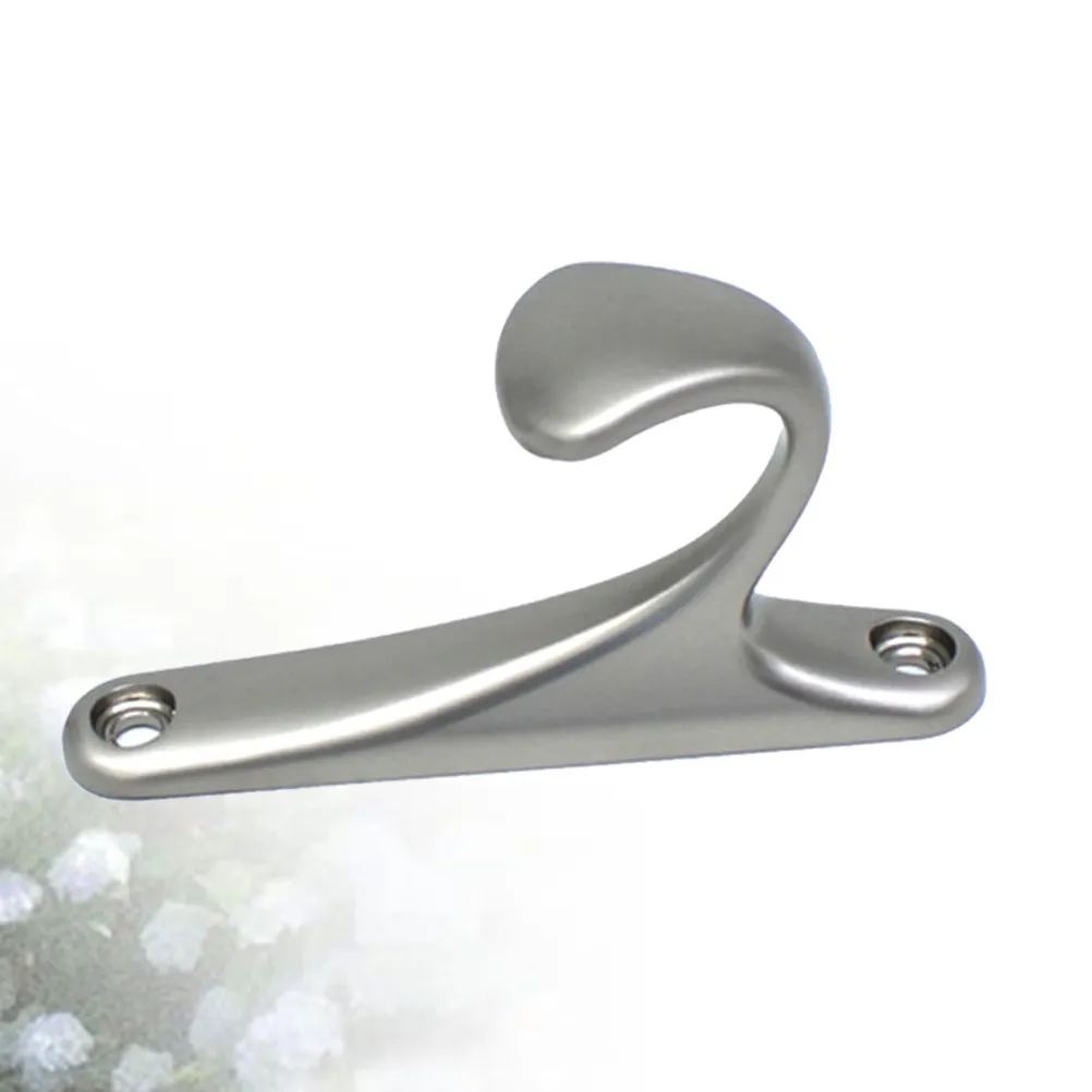 

Bathroom Alloy Hook Home Clothes Hat Hooks Punch Wall Mount Hanger Single Hook Hotel Accessories with Stainless Steel Screws