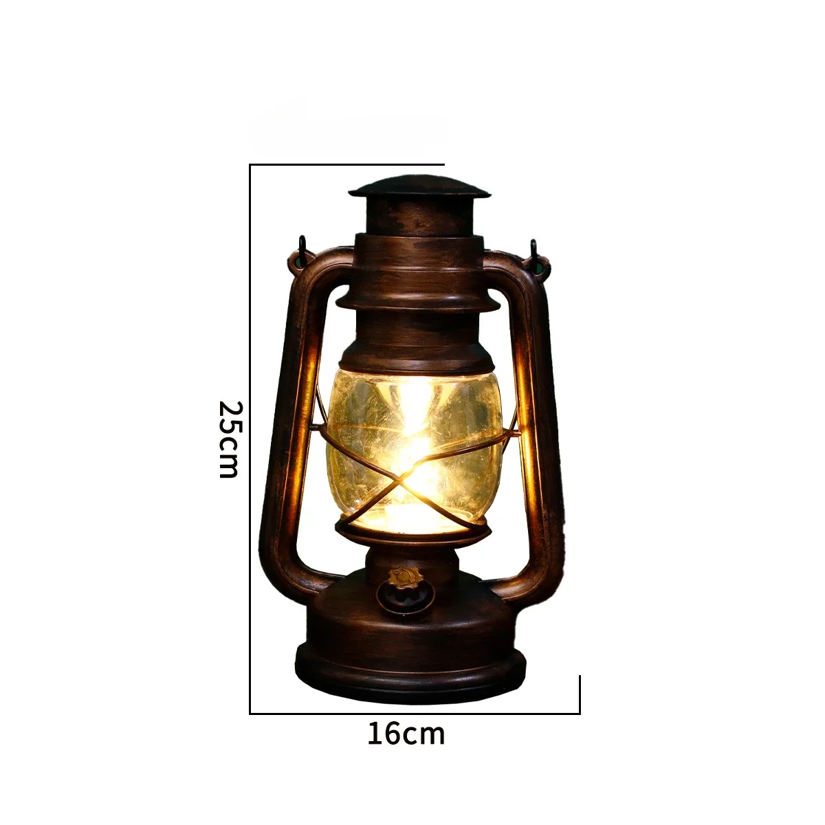 LED Waterproof Outdoor Camping Light Retro Portable Lantern Tent Hanging Lamp Atmosphere Decoration