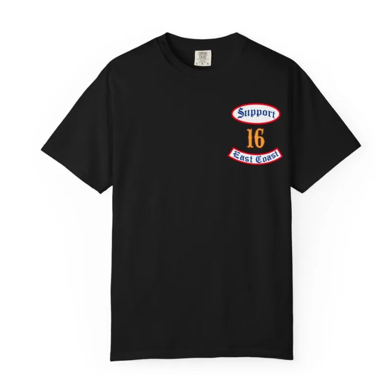 

Support 16 East Goat T-Shirt With The Pagan Club Shirt Two Sides Gift