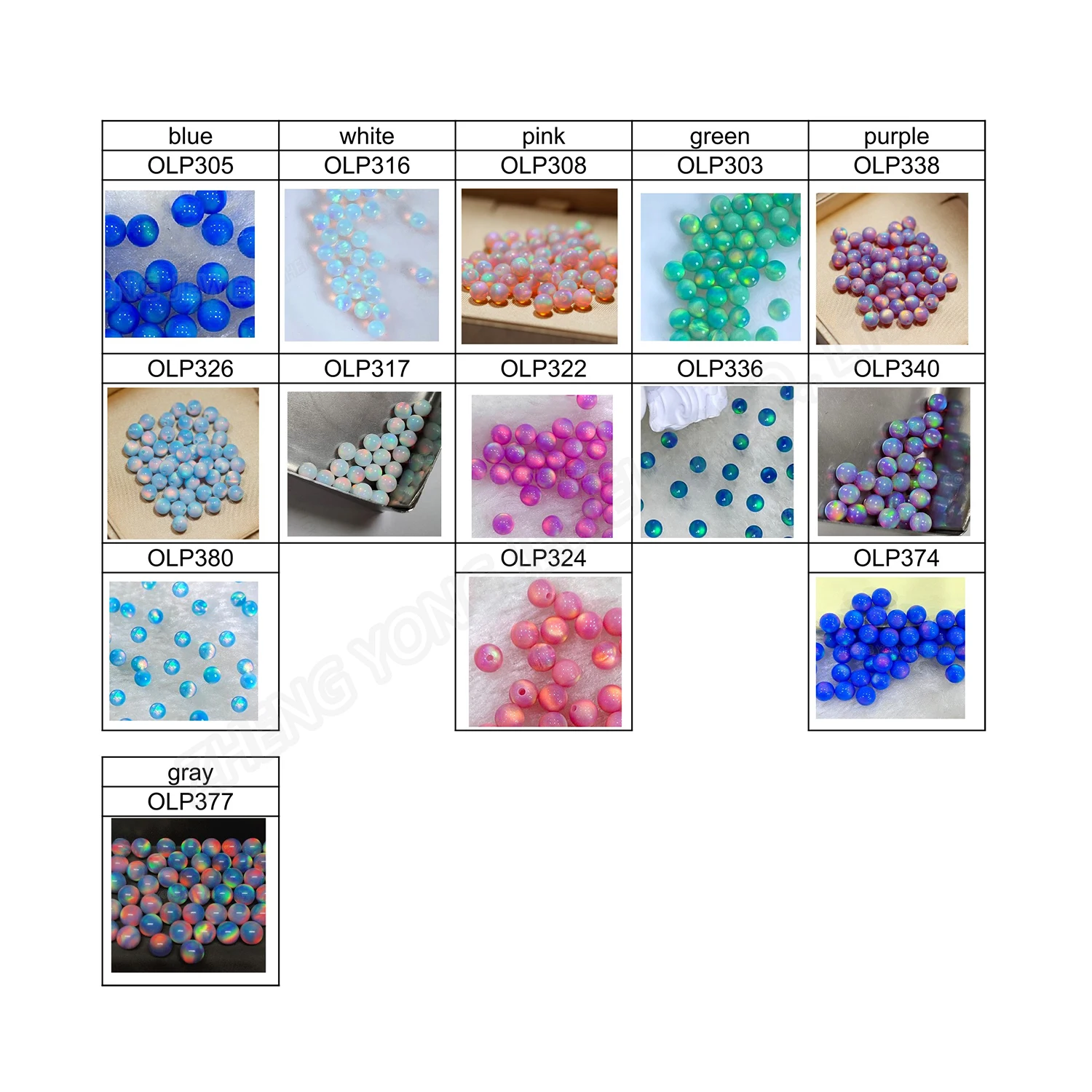 Nebula Opal Beads para fazer jóias, sintéticas, cada cor, 1 peça, 3mm-6mm