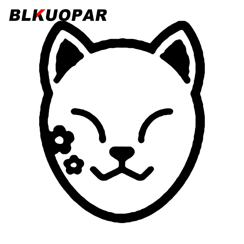 BLKUOPAR Ghost Slaying Blade Funny Car Stickers Die Cut Decal Creative Window Sunshade Laptop Car Door Protector