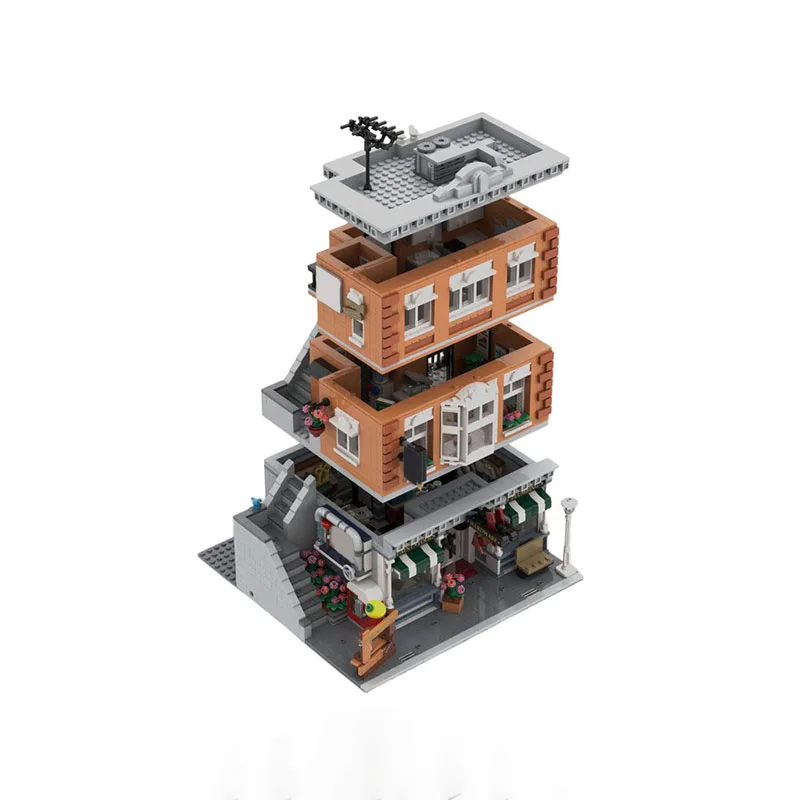 3152pcs MOC Hardware Store Apartment Renovation Advanced Creator Model Building Blocks Architecture Toys Birthday Gift Brick 3D