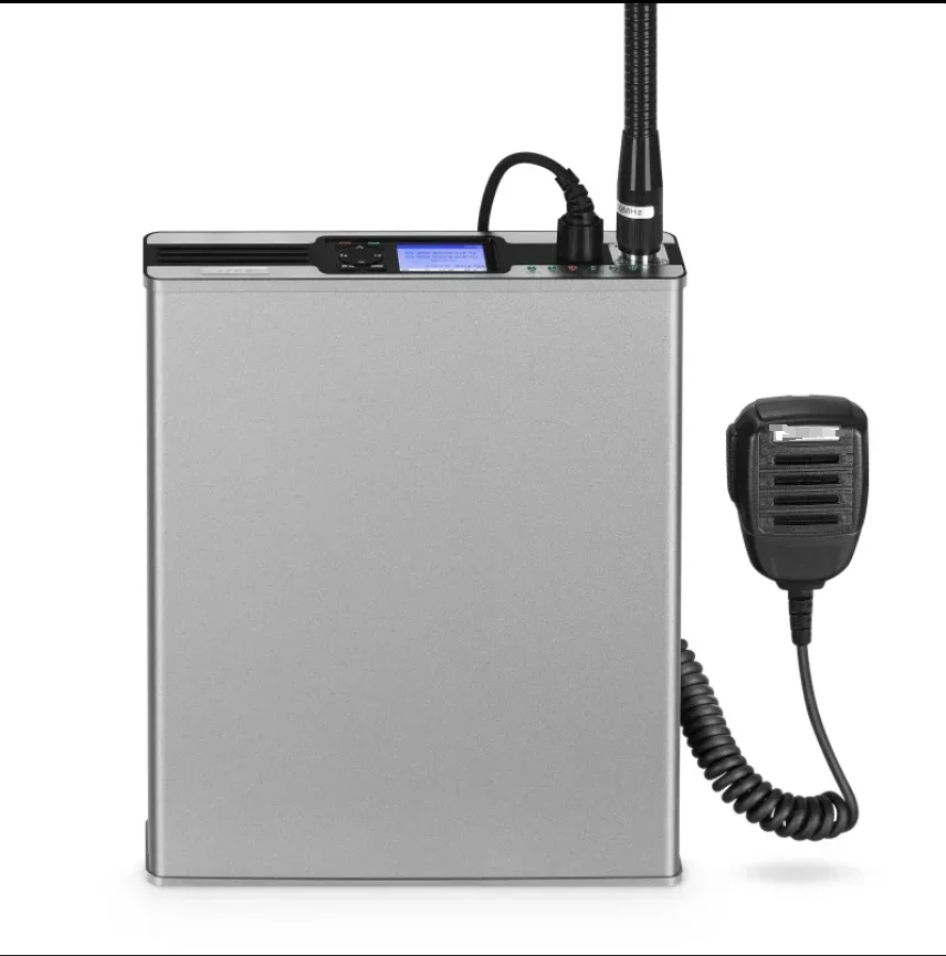 Digital Two Way Radio DMR 20W Repeater 400-470Mhz UHF Walkie Talktie Repeater Backpack Built-in Battery