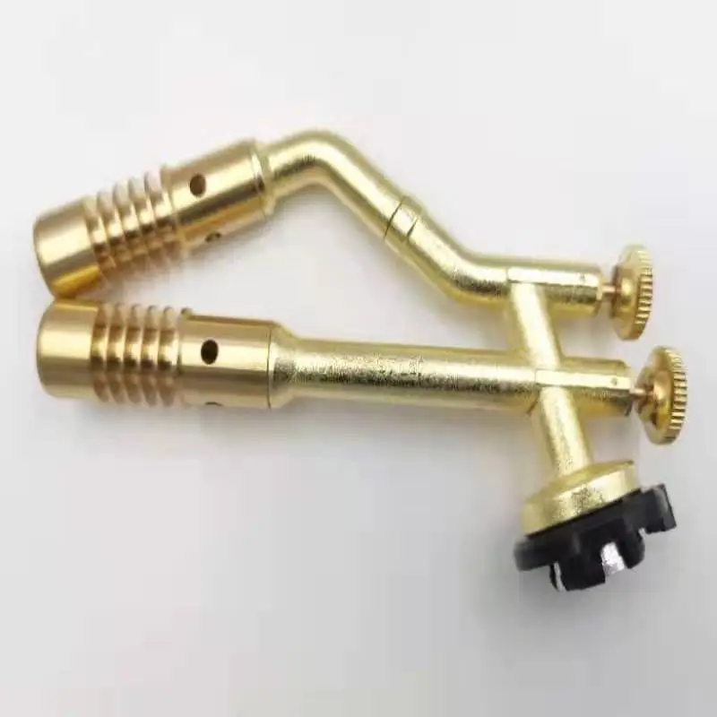 Heavy-Duty Dual-Head Brass Welding Torch for High-Performance Metal Heating Techniques