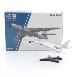 XCARTOYS Small Aircraft Model H-6K Bomber - Air Force Grey Diecast Automotive Model Ornaments Cas Toys Gift Decorations