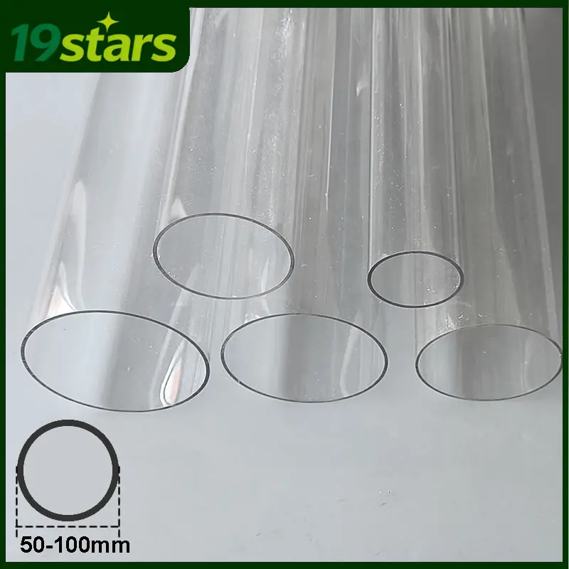 Large Caliber Polycarbonate Tube OD 50-100mm Hard Quality Plastic PC Round Tubing High Transparent for Aquarium Water Pipe