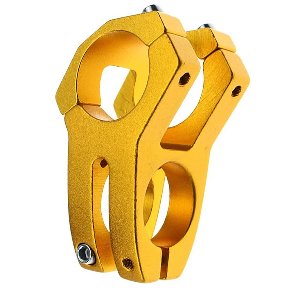 

Aluminum Alloy Bike Handlebar Stem Short Adjustable Wear-Resistant Fixed Gear Road Bike Stem Riser Cnc Machined