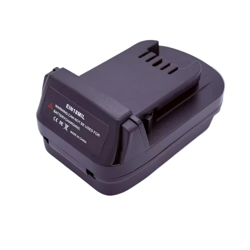 ALASICKA Battery Adapter Converter EIN18MIL for Ein 18V Li-ion Battery Convert To for Milwaukee 18V Li-ion Battery Power Tools