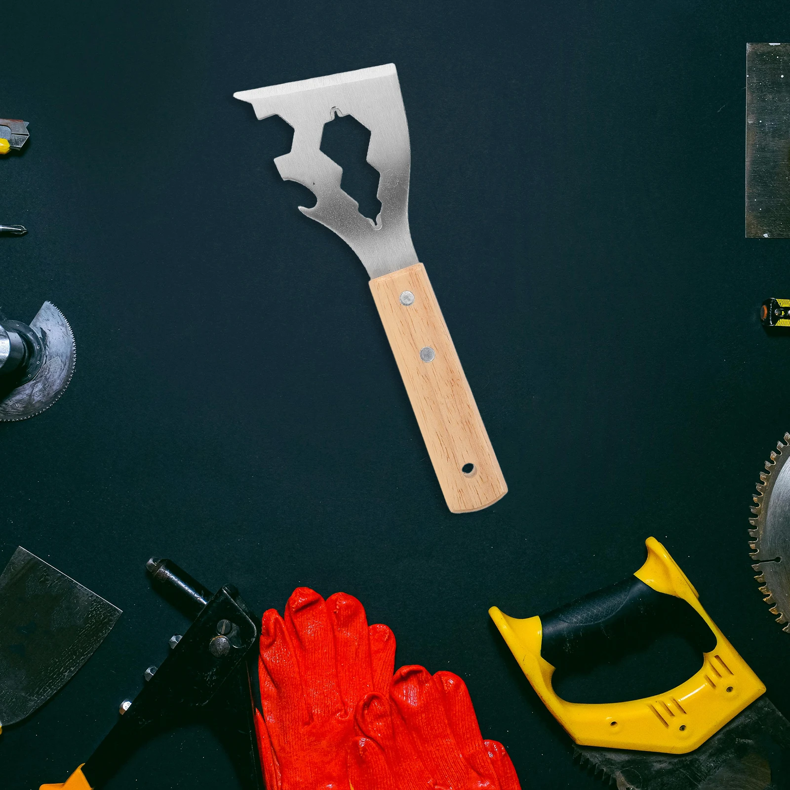 

Cleaning Scraper Tools Kitchen Metal Paint Spatula Floor Scrapper Convenient Heavy Duty