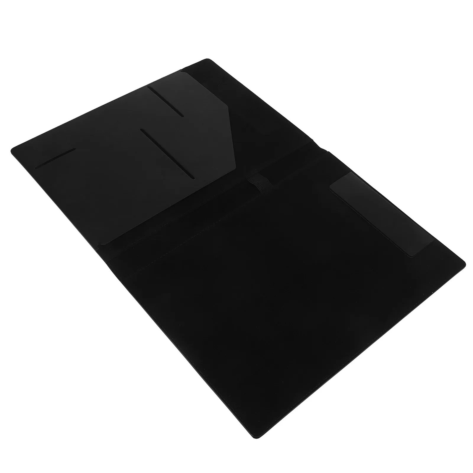 Magnetic A4 Conference Folder PU Wear Resistant Business Portfolio Document Organizer Binder Resume Interview Portfolio Office