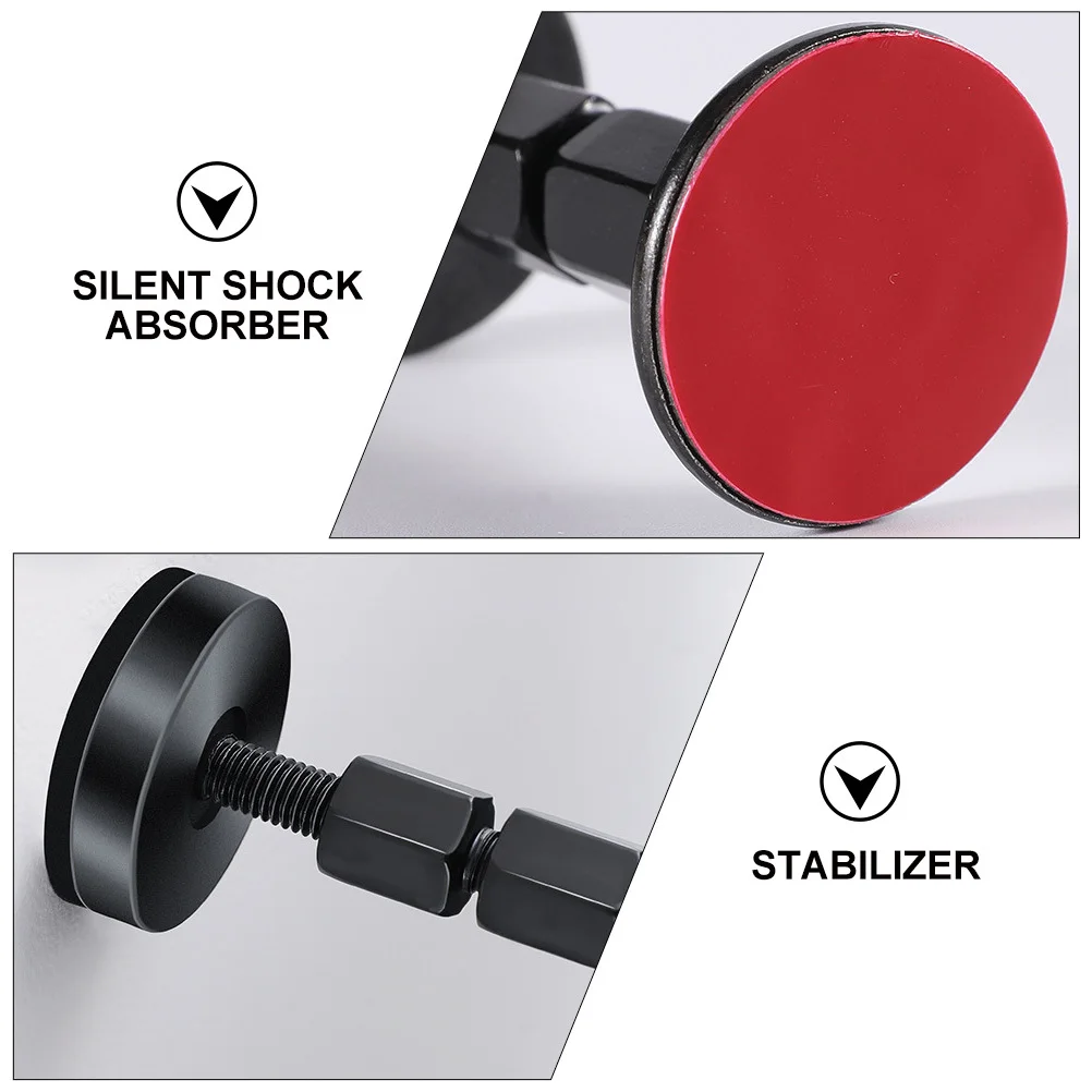 

2Pcs Bed Fixers Adjustable Anti-Shake Stainless Steel Tool Protect Wall Reduce Noise for Home Furniture Support