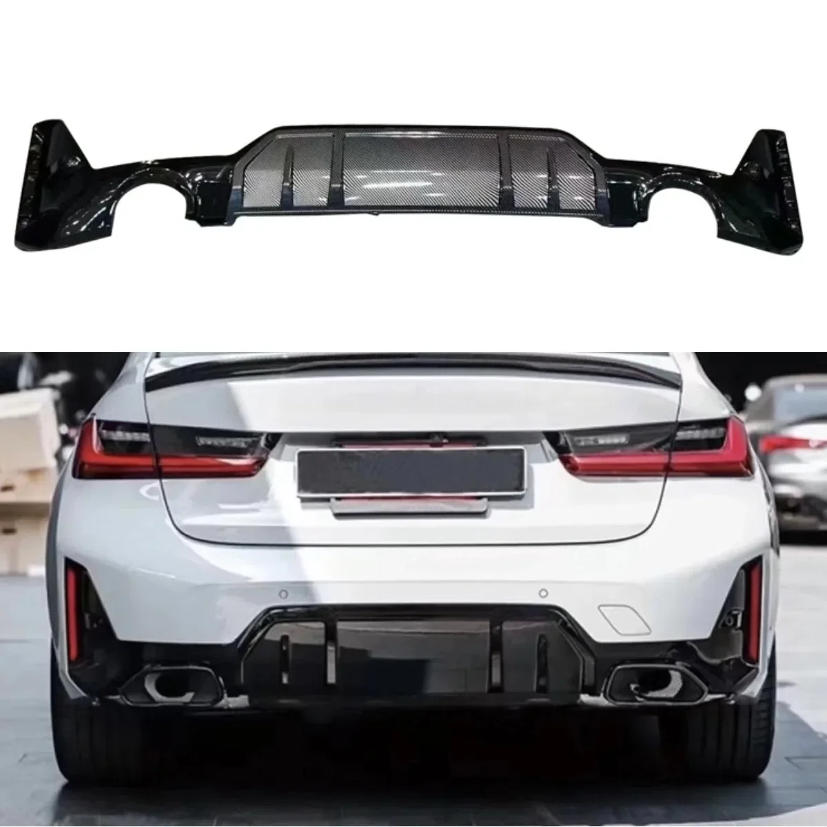 

For 3 Series G20 G28 Body Kit Rear Bumper Cover Rear Bumper Diffuser Guard For BMW 3 Series G20 G28 2023-2024 Car Accessories