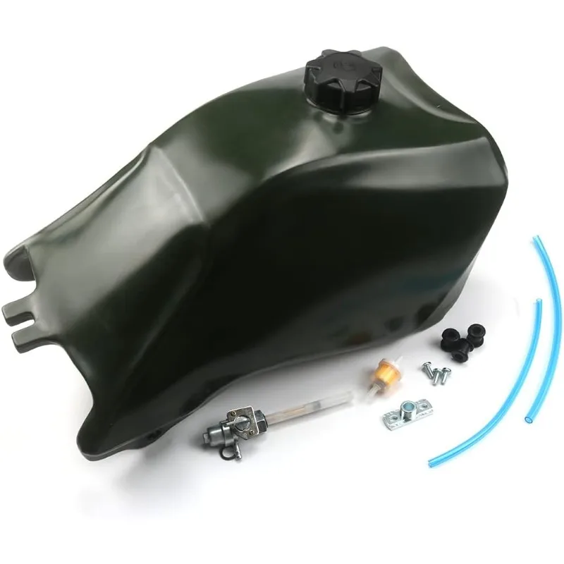

Plastic Gas Fuel Tank Fourtrax Green With Petcock Fit