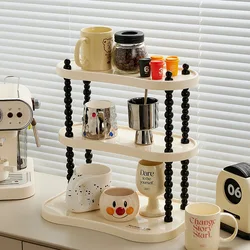 Multilayer Desktop Cup Holder Luxury Kitchen Cabinet Storage Rack Candles Perfumes and Cosmetic Storage Rack Bathroom Organizer