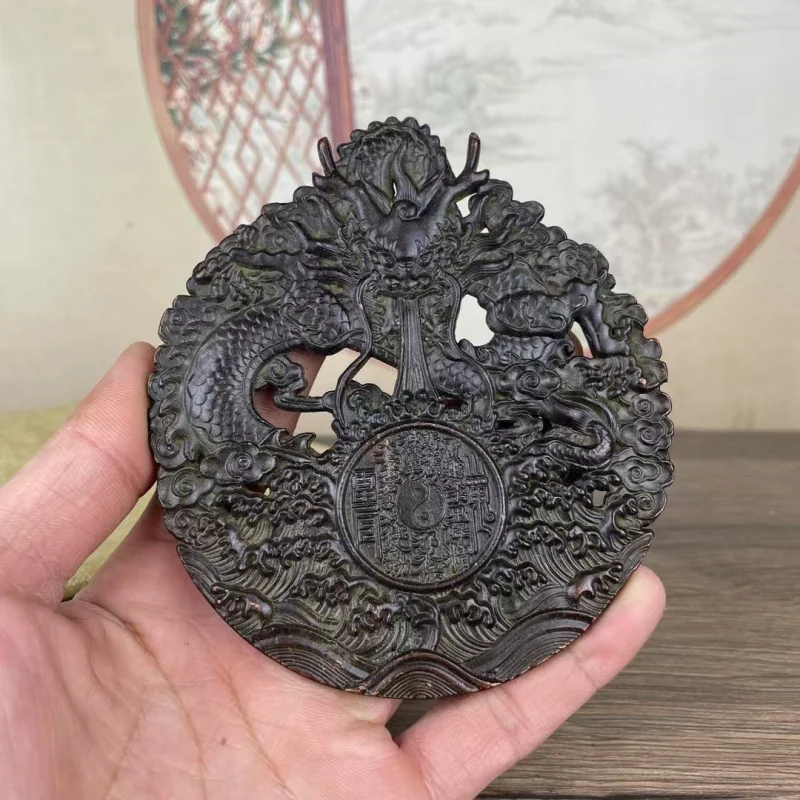 Qiankun Yin-Yang - Amulet, Water-Absorbing Eight-Trigram Mirror Pendant, Living Room Entryway Dragon S