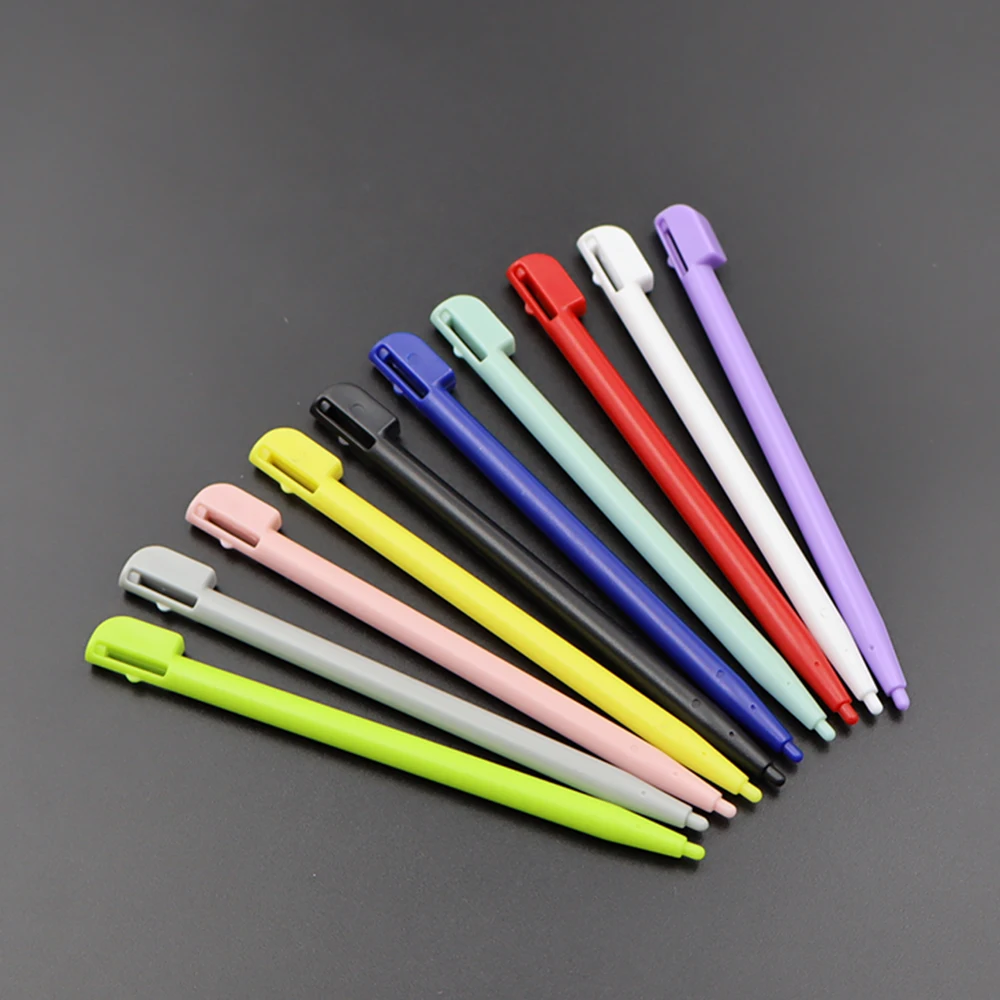 10pcs Metal Adjustable Extendable & Plastic Game Video Touch Stylus Pen For NDS Lite DSL NDSL