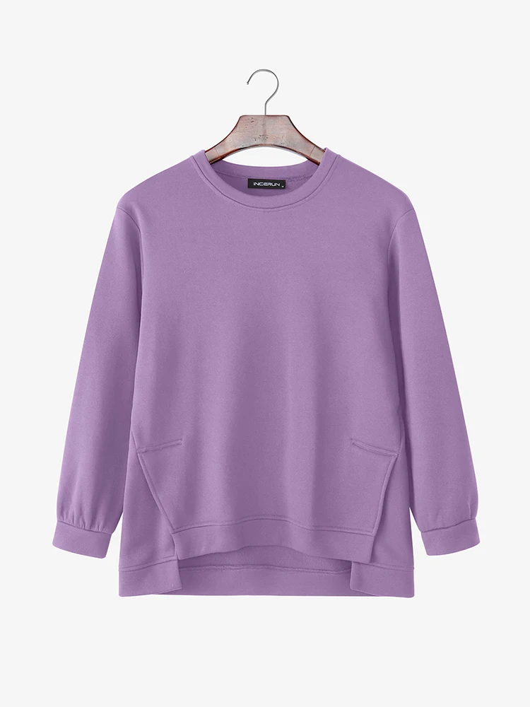 ZANZEA 女性ヴィンテージ秋スウェットプルオーバートップス 2025 長袖ジャンパー冬 O ネックカジュアルルーズ固体女性スウェット