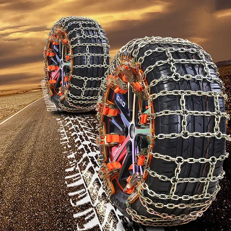 Anti-skid tires car ice breaking general snow chain off-road vehicle off-road vehicle truck MPV emergency escape car accessories