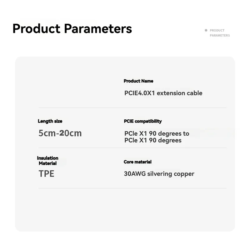 Kabel Riser Ganda 90 Derajat Sudut Kanan Slot Mini Papan DMA Kabel Adaptor Kartu Boot Kartu Suara Kartu Akuisisi 5CM