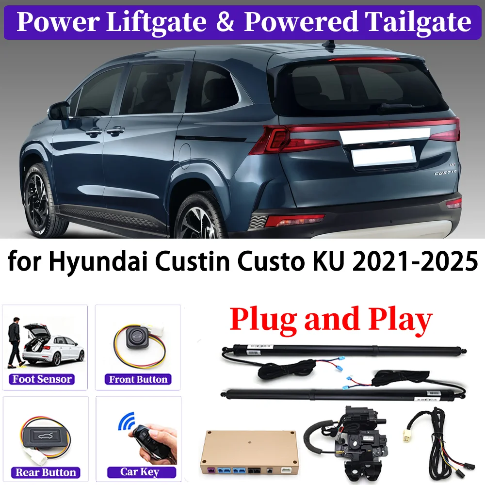 

ZJCGO for Hyundai Custin Custo KU 2021-2025 OEM Upgrade Car Automatic Power Liftgate Kit Smart Auto Electric Tailgate System