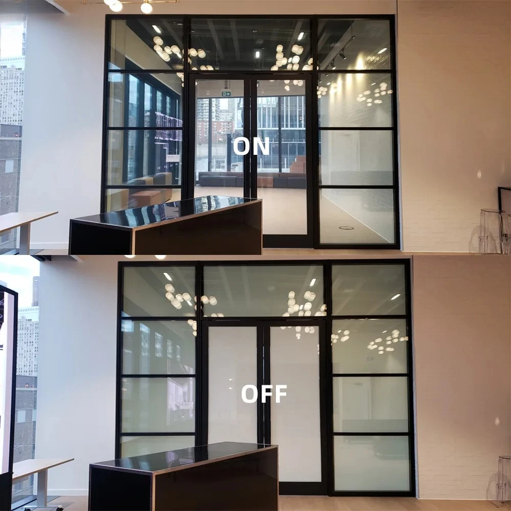 Transparent Opaque Glass Coating, Explosion-Proof Decorative Privacy Functional Film，Self-Adhesive Switchable Smart Window Film