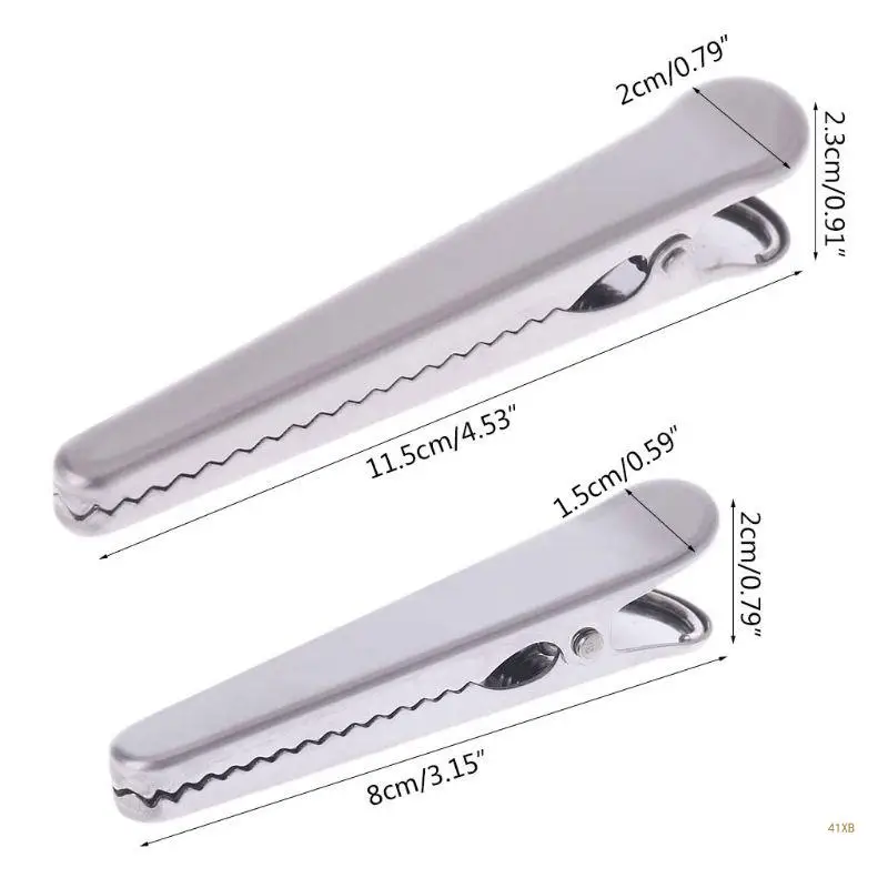 41XB Portable Stainless Steel Storage Seal Sealing Bag Clip Sealer Kitchen