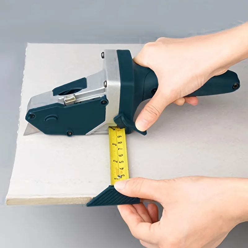 All-in-One Drywall Cutter with Built-in Tape Measure, Blade & Pencil for Carpentry, Woodworking & Drywall